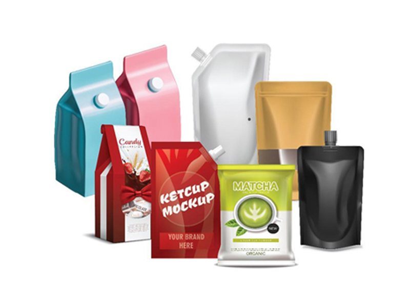 Custom printed food packaging pouches